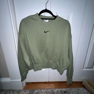 Nike Olive Crewneck Sweatshirt